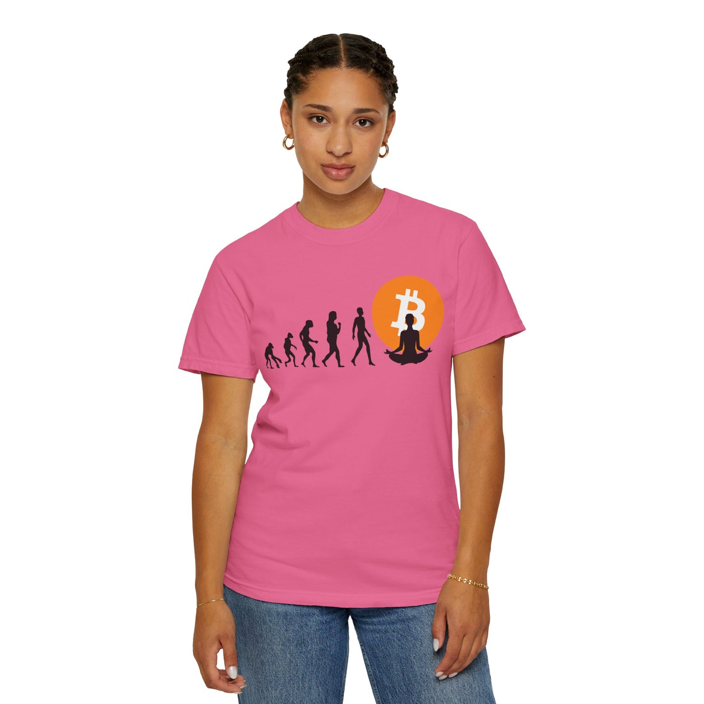 Bitcoin EvolutionBitcoin Evolution 
Unleash the true potential of the "Comfort Colors 1717" garment-dyed t-shirt by Comfort Colors. Crafted with 100% ring-spun US cotton, this tee delivers unmatched T-ShirtPrintifyBlock Style Co