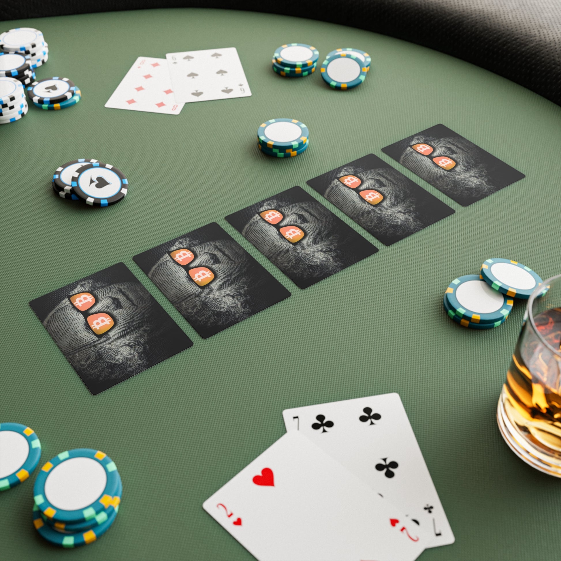 Bitcoin Poker CardsBitcoin Poker CardsAdd a custom flair to any poker night with personalized poker cards. Made with high-grade 300gsm paper that features a glossy UV-resistant coating, this deck resistsPaper productsPrintifyBlock Style Co