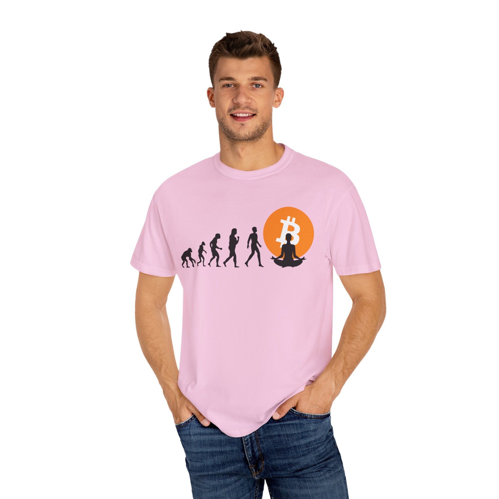 Bitcoin EvolutionBitcoin Evolution 
Unleash the true potential of the "Comfort Colors 1717" garment-dyed t-shirt by Comfort Colors. Crafted with 100% ring-spun US cotton, this tee delivers unmatched T-ShirtPrintifyBlock Style Co