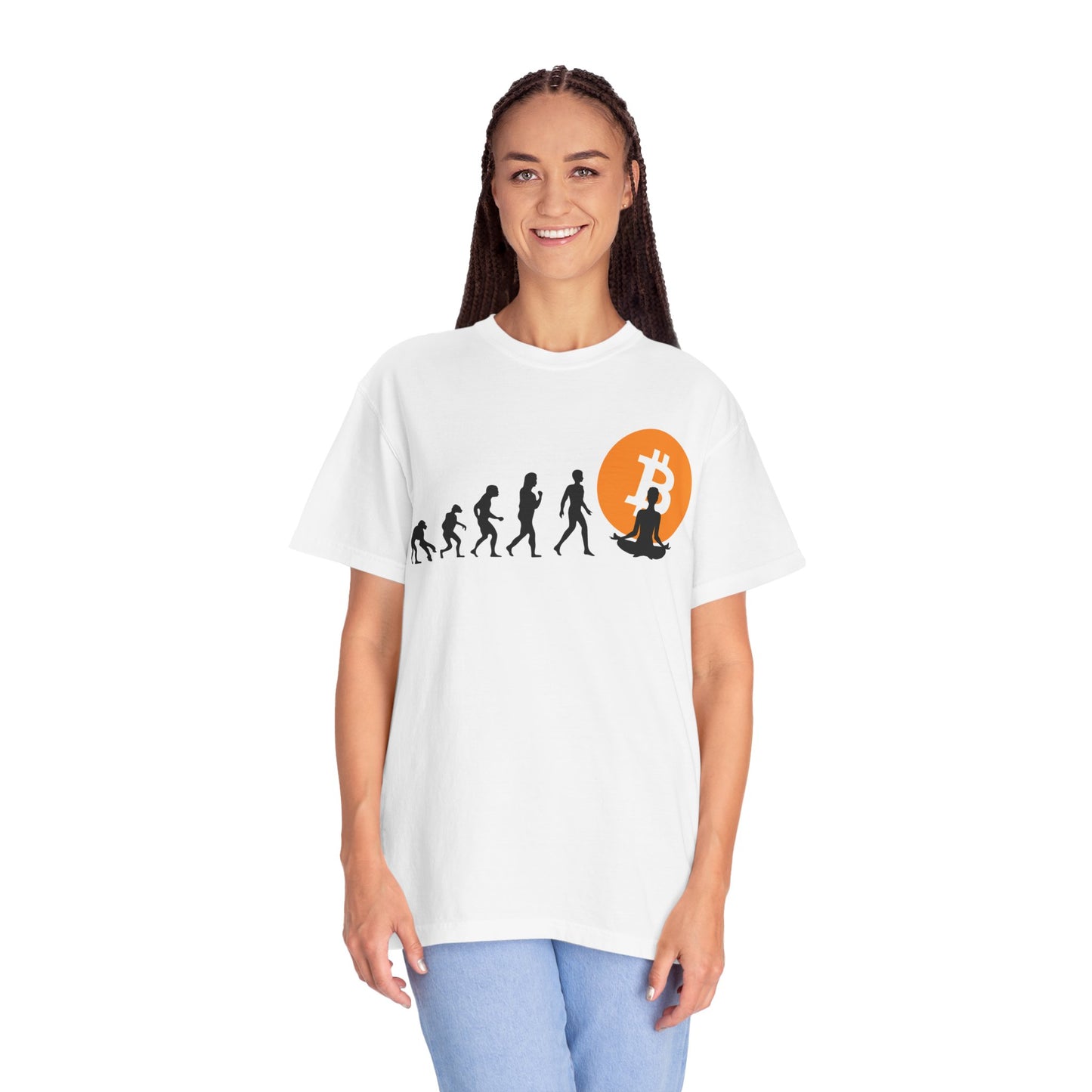 Bitcoin EvolutionBitcoin Evolution 
Unleash the true potential of the "Comfort Colors 1717" garment-dyed t-shirt by Comfort Colors. Crafted with 100% ring-spun US cotton, this tee delivers unmatched T-ShirtPrintifyBlock Style Co