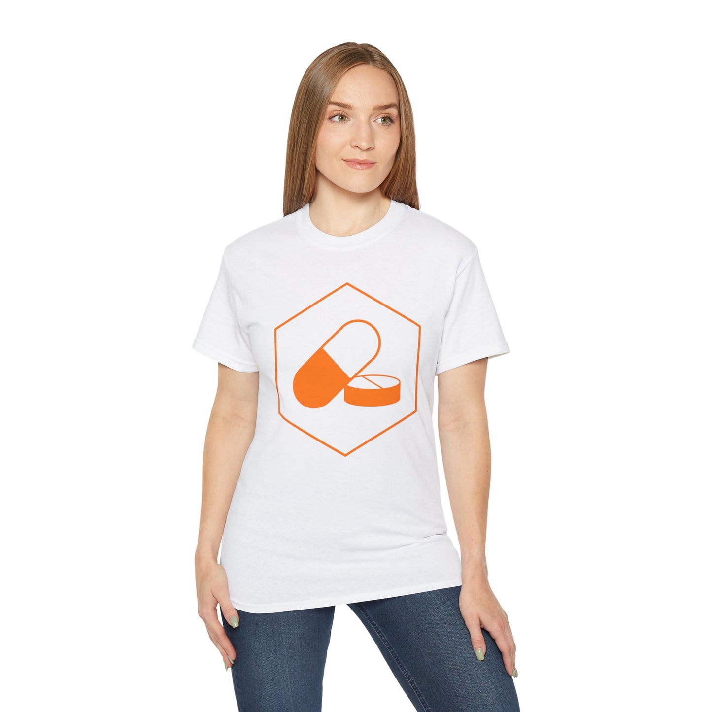 Orange PilledOrange Pilled 
Take a leap of faith with this ultra cotton unisex tee from Orange Pilled. With quality cotton construction, bold designs are guaranteed to shine. Perfectly tappedT-ShirtPrintifyBlock Style Co