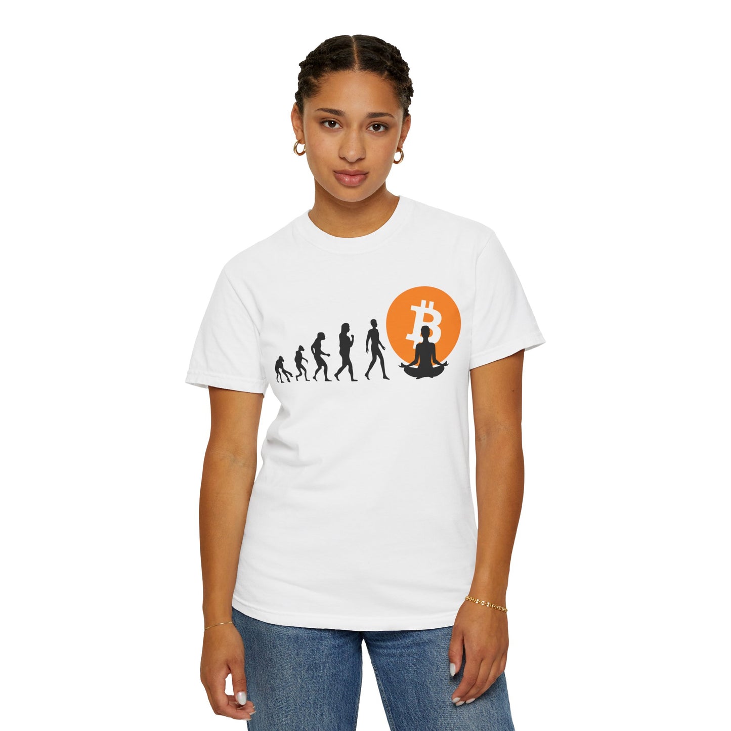 Bitcoin EvolutionBitcoin Evolution 
Unleash the true potential of the "Comfort Colors 1717" garment-dyed t-shirt by Comfort Colors. Crafted with 100% ring-spun US cotton, this tee delivers unmatched T-ShirtPrintifyBlock Style Co