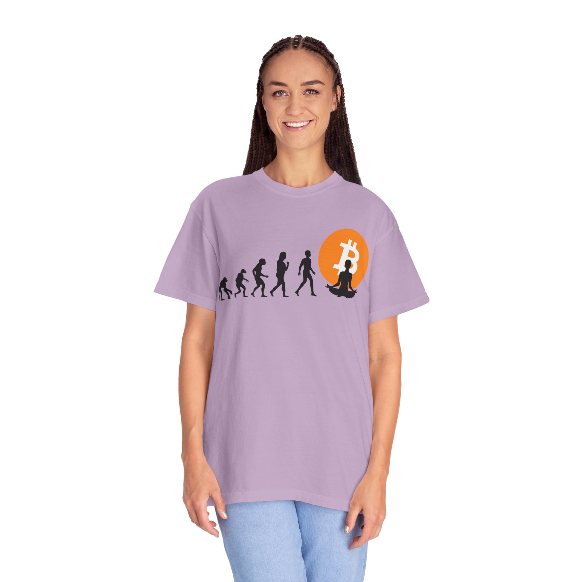 Bitcoin EvolutionBitcoin Evolution 
Unleash the true potential of the "Comfort Colors 1717" garment-dyed t-shirt by Comfort Colors. Crafted with 100% ring-spun US cotton, this tee delivers unmatched T-ShirtPrintifyBlock Style Co