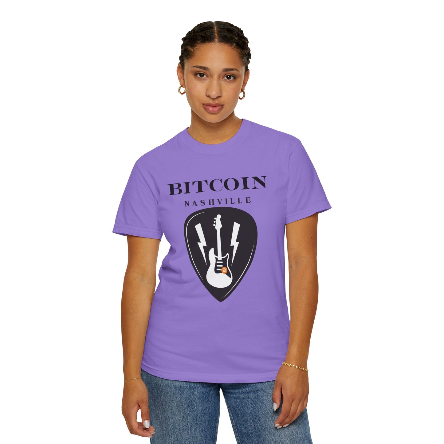 Bitcoin Nashville Guitar 2024Bitcoin Nashville Guitar 2024Comfort Colors introduces the “Comfort Colors 1717” garment-dyed t-shirt; a fully customizable tee made 100% with ring-spun cotton. The soft-washed, garment-dyed fabT-ShirtPrintifyBlock Style Co