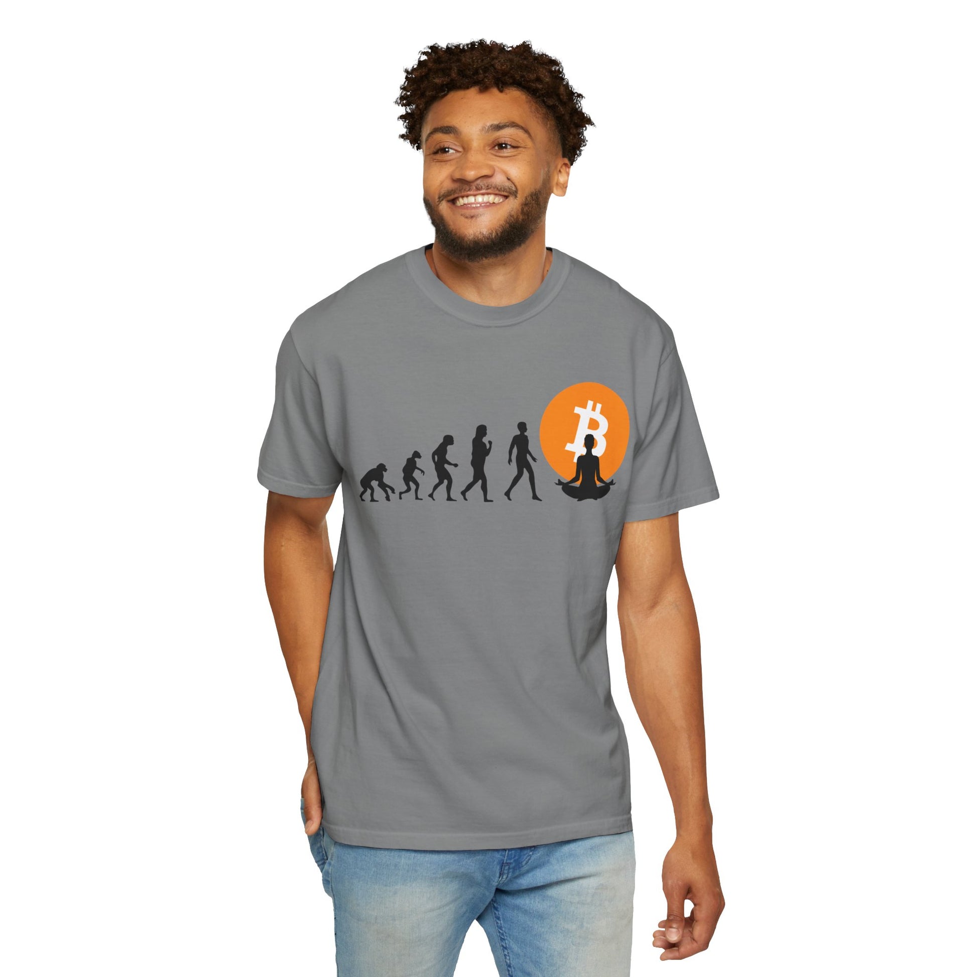 Bitcoin EvolutionBitcoin Evolution 
Unleash the true potential of the "Comfort Colors 1717" garment-dyed t-shirt by Comfort Colors. Crafted with 100% ring-spun US cotton, this tee delivers unmatched T-ShirtPrintifyBlock Style Co