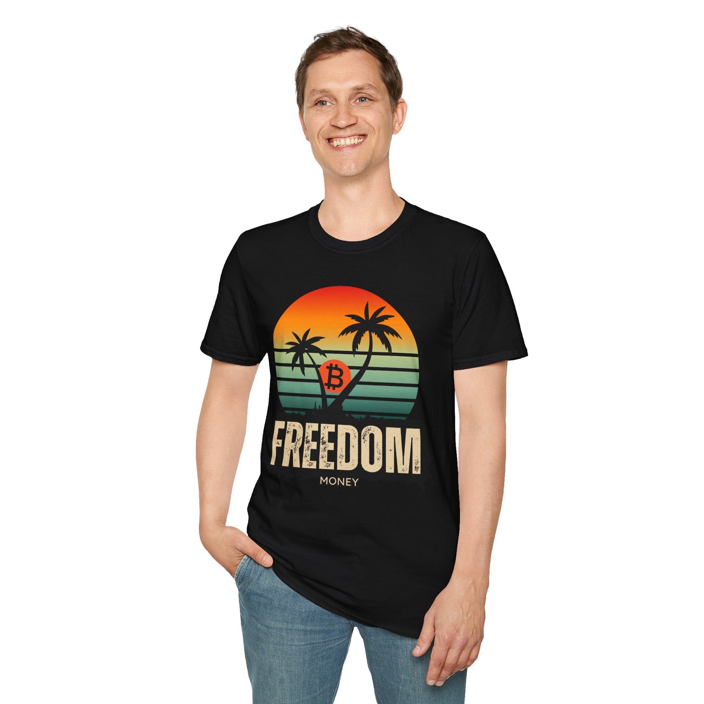 Camisa Bitcoin Freedom Money Unisex