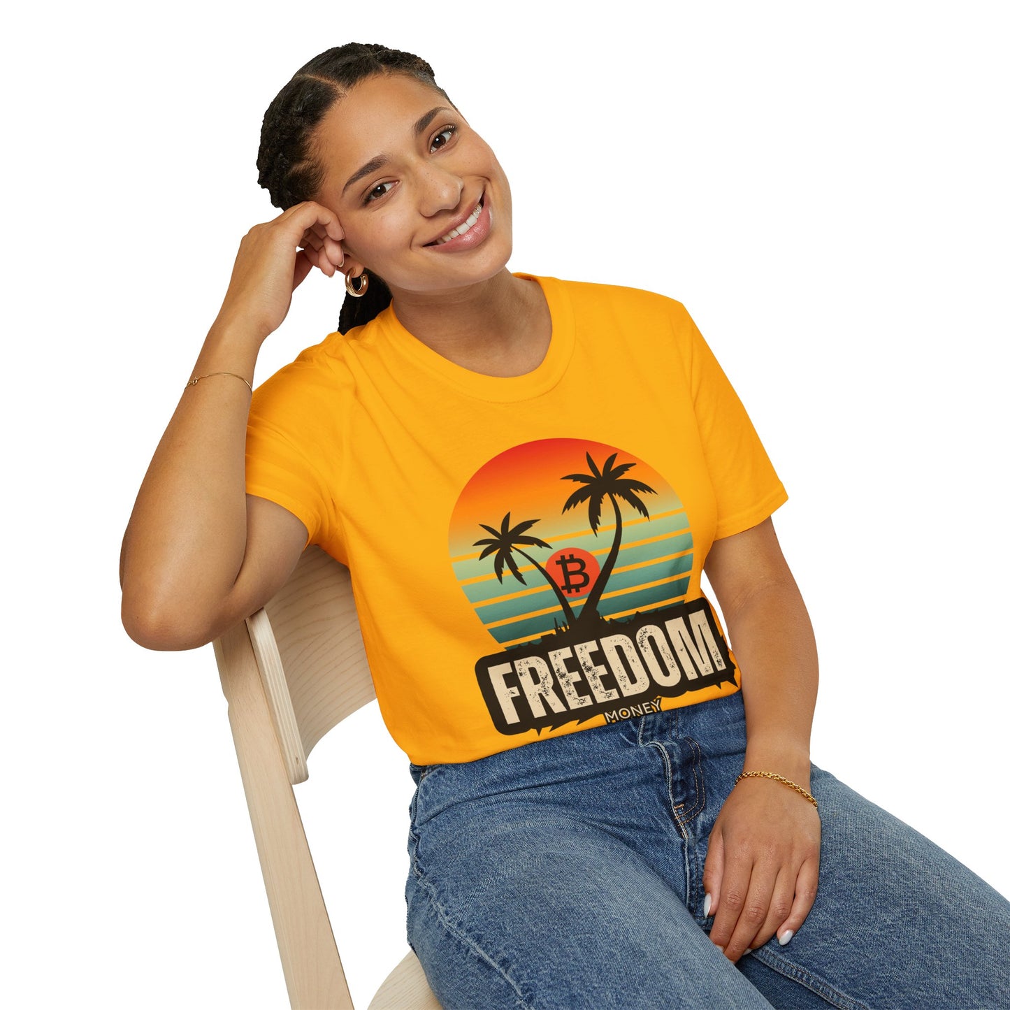 Camisa Bitcoin Freedom Money Unisex