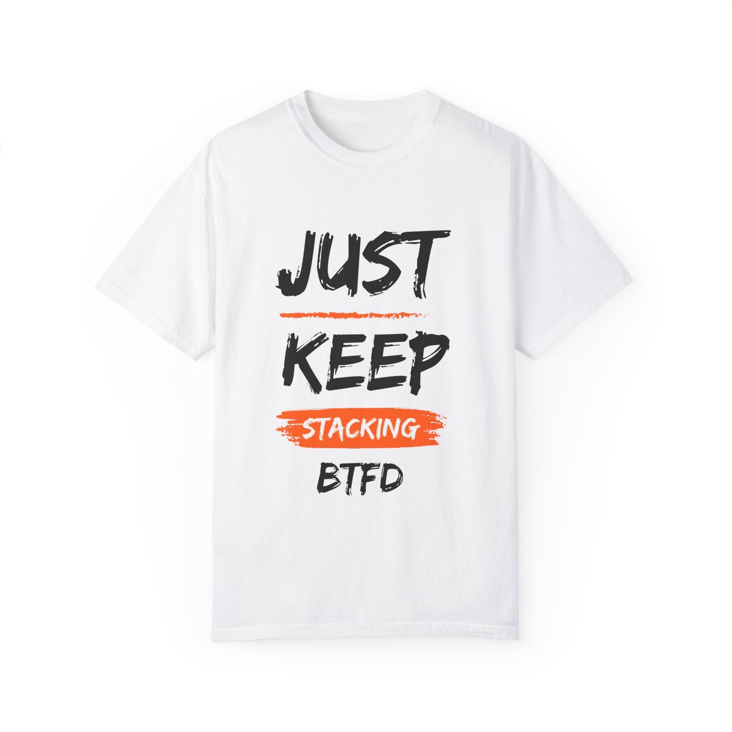 Blijf BTFD Bitcoin Unisex stapelen