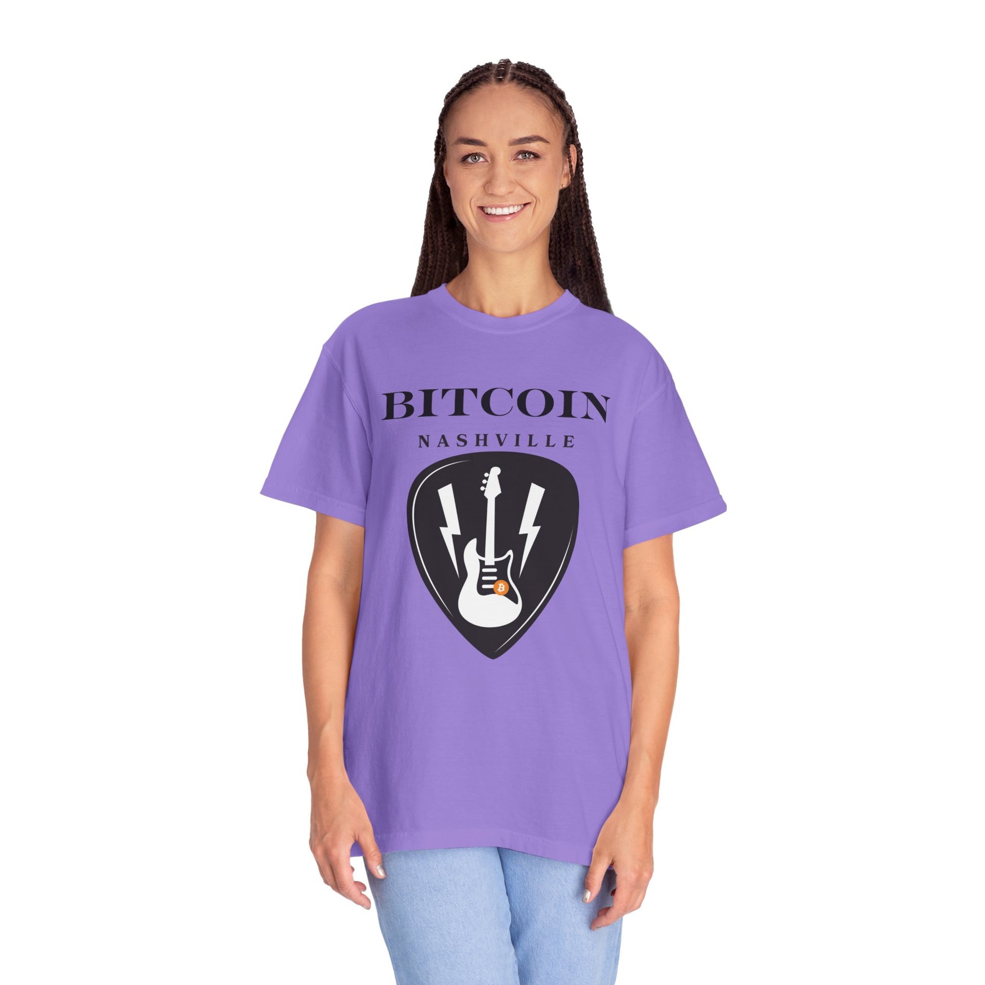 Bitcoin Nashville Guitar 2024Bitcoin Nashville Guitar 2024Comfort Colors introduces the “Comfort Colors 1717” garment-dyed t-shirt; a fully customizable tee made 100% with ring-spun cotton. The soft-washed, garment-dyed fabT-ShirtPrintifyBlock Style Co