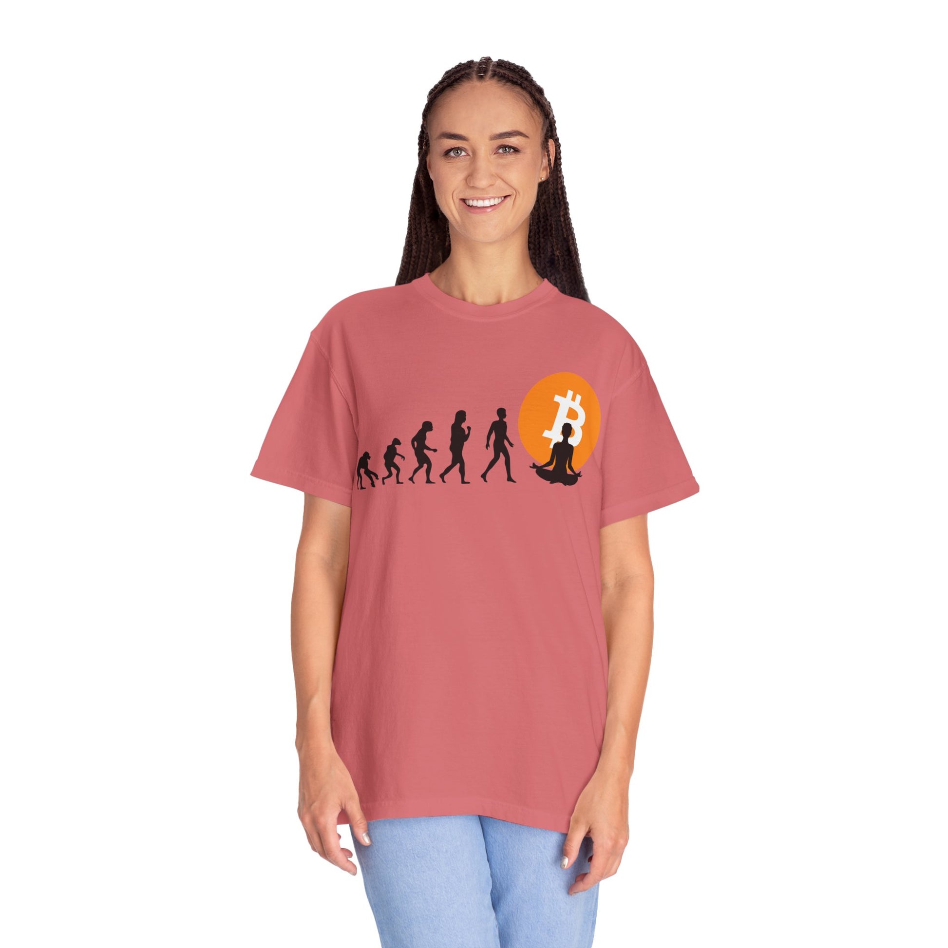 Bitcoin EvolutionBitcoin Evolution 
Unleash the true potential of the "Comfort Colors 1717" garment-dyed t-shirt by Comfort Colors. Crafted with 100% ring-spun US cotton, this tee delivers unmatched T-ShirtPrintifyBlock Style Co