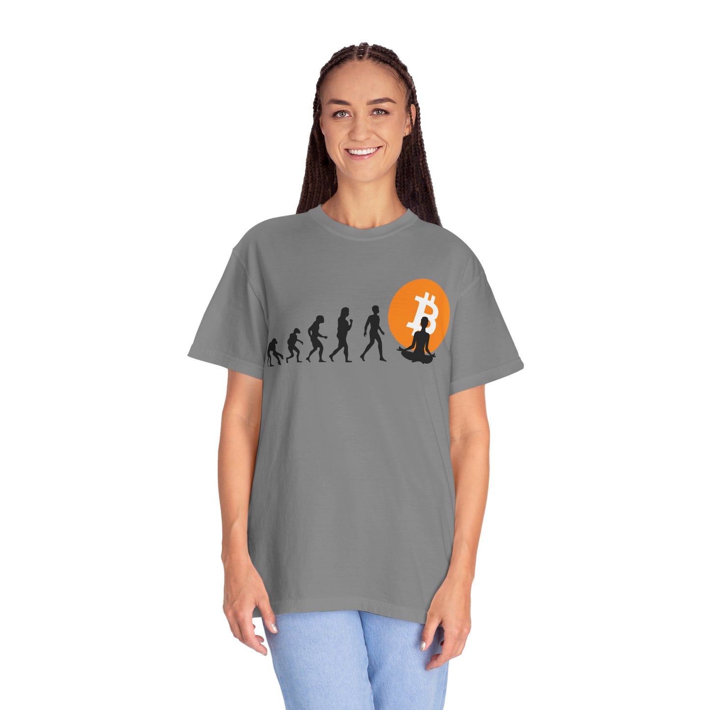 Bitcoin EvolutionBitcoin Evolution 
Unleash the true potential of the "Comfort Colors 1717" garment-dyed t-shirt by Comfort Colors. Crafted with 100% ring-spun US cotton, this tee delivers unmatched T-ShirtPrintifyBlock Style Co