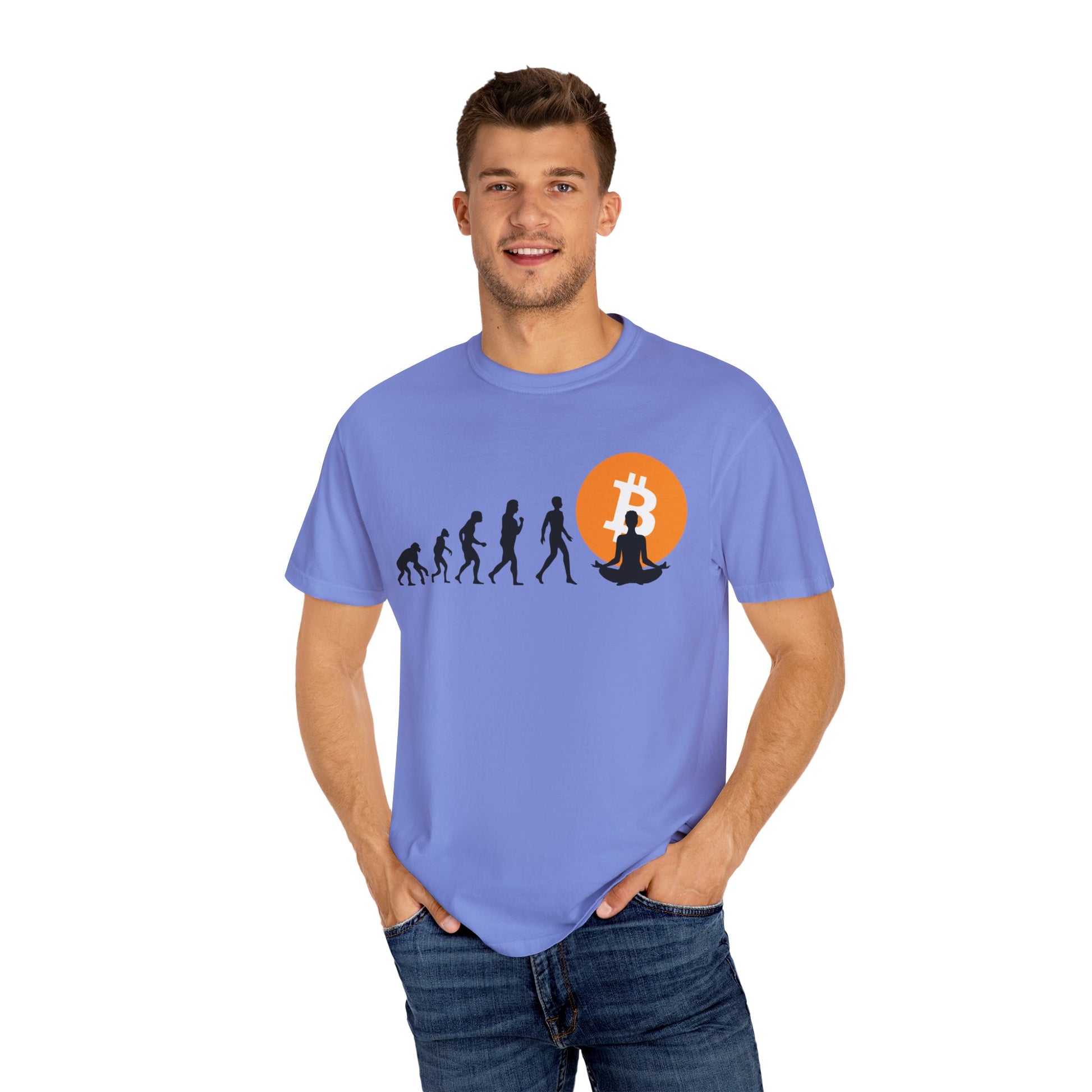 Bitcoin EvolutionBitcoin Evolution 
Unleash the true potential of the "Comfort Colors 1717" garment-dyed t-shirt by Comfort Colors. Crafted with 100% ring-spun US cotton, this tee delivers unmatched T-ShirtPrintifyBlock Style Co