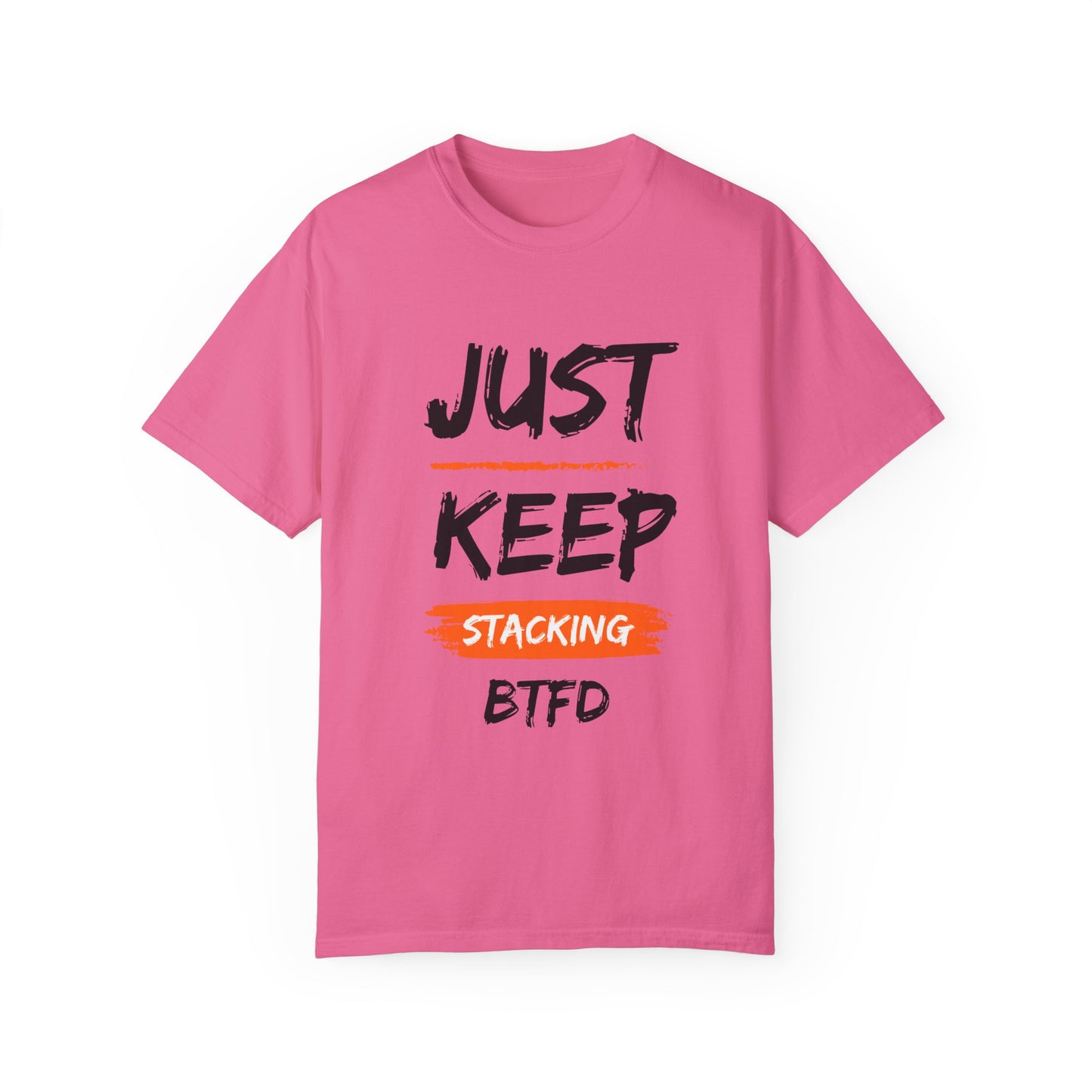 Blijf BTFD Bitcoin Unisex stapelen