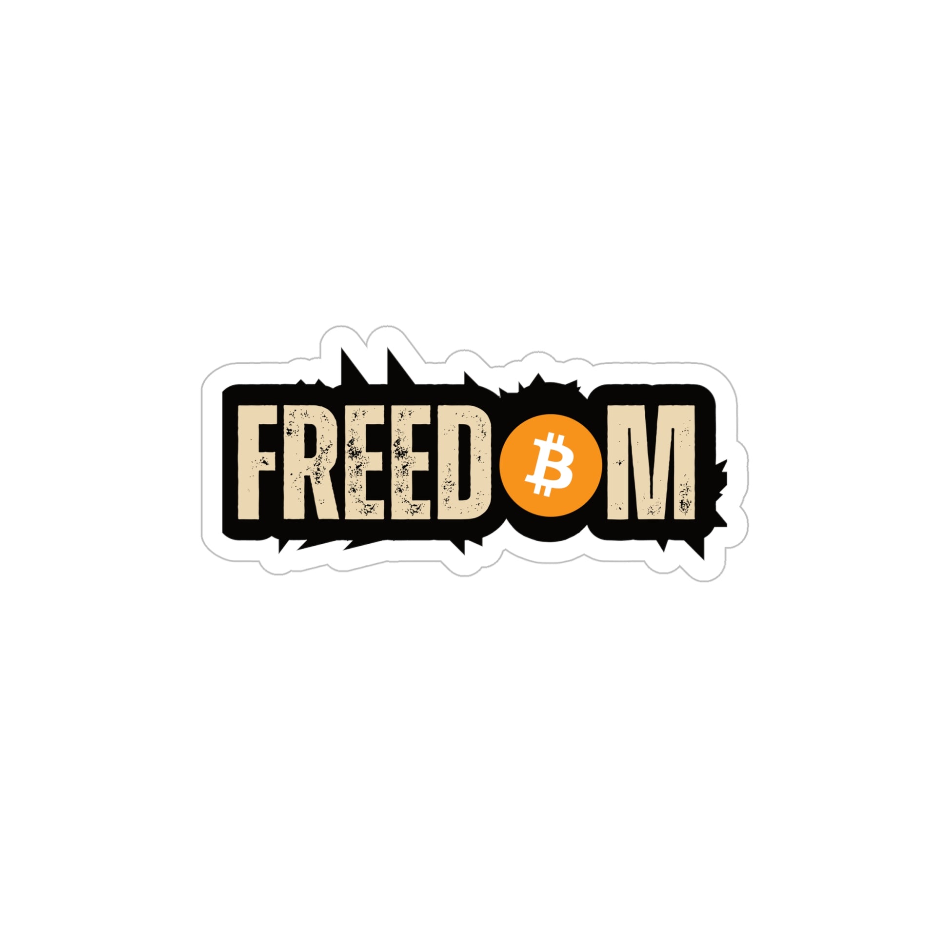 Freedom Sticker BitcoinFreedom Sticker BitcoinThese die-cut transparent stickers come in 5x sizes and are perfect for both indoor and outdoor use. Thanks to their water-resistant vinyl construction, they can maiPaper productsPrintifyBlock Style Co